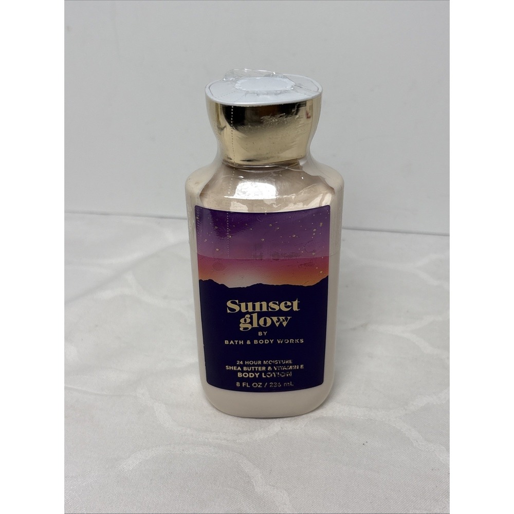 Bath & Body Works Sunset Glow Body Lotion Shea Butter Vitamin E New Sealed